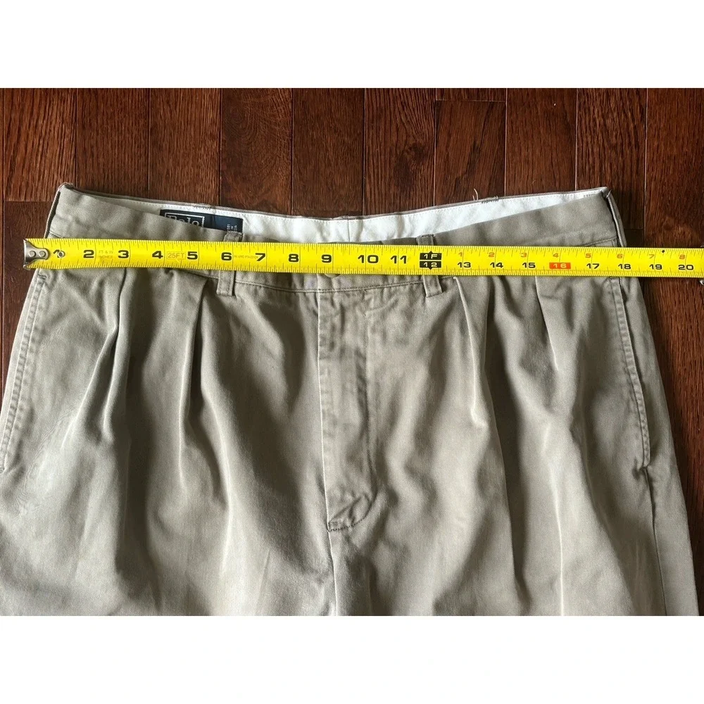 Polo Ralph Lauren Andrew Pant Mens 36x34 Fits 36x31 Green Straight Leg Preppy